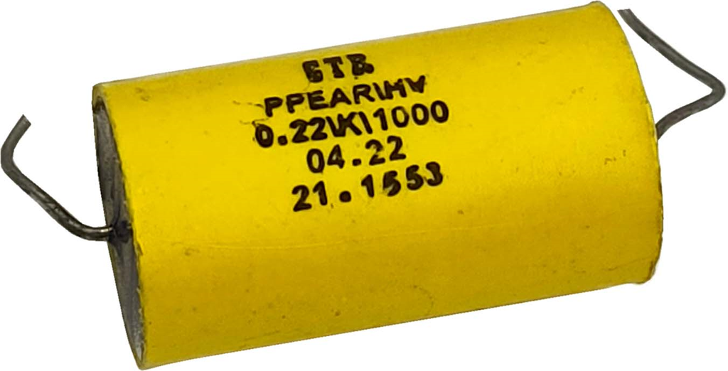 0.22MFD/K/1000V DC AXIAL CTR