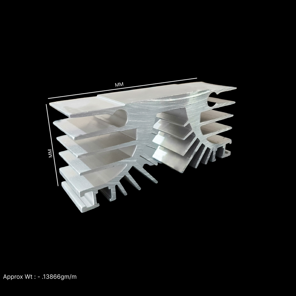 1717X90MM AL HEATSINK (1Kg 250gm)