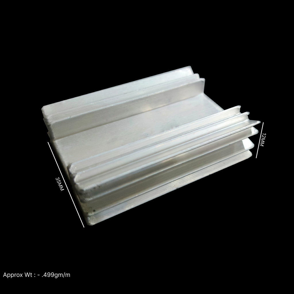 35X12X25MM AL- HEAT SINK (FLOWER)