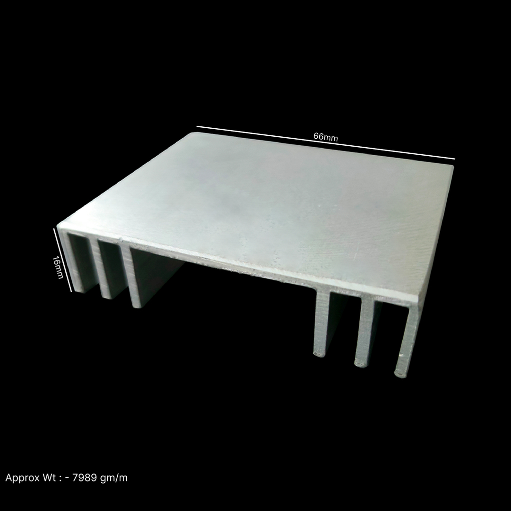 66X16X270MM AL HEATSINK