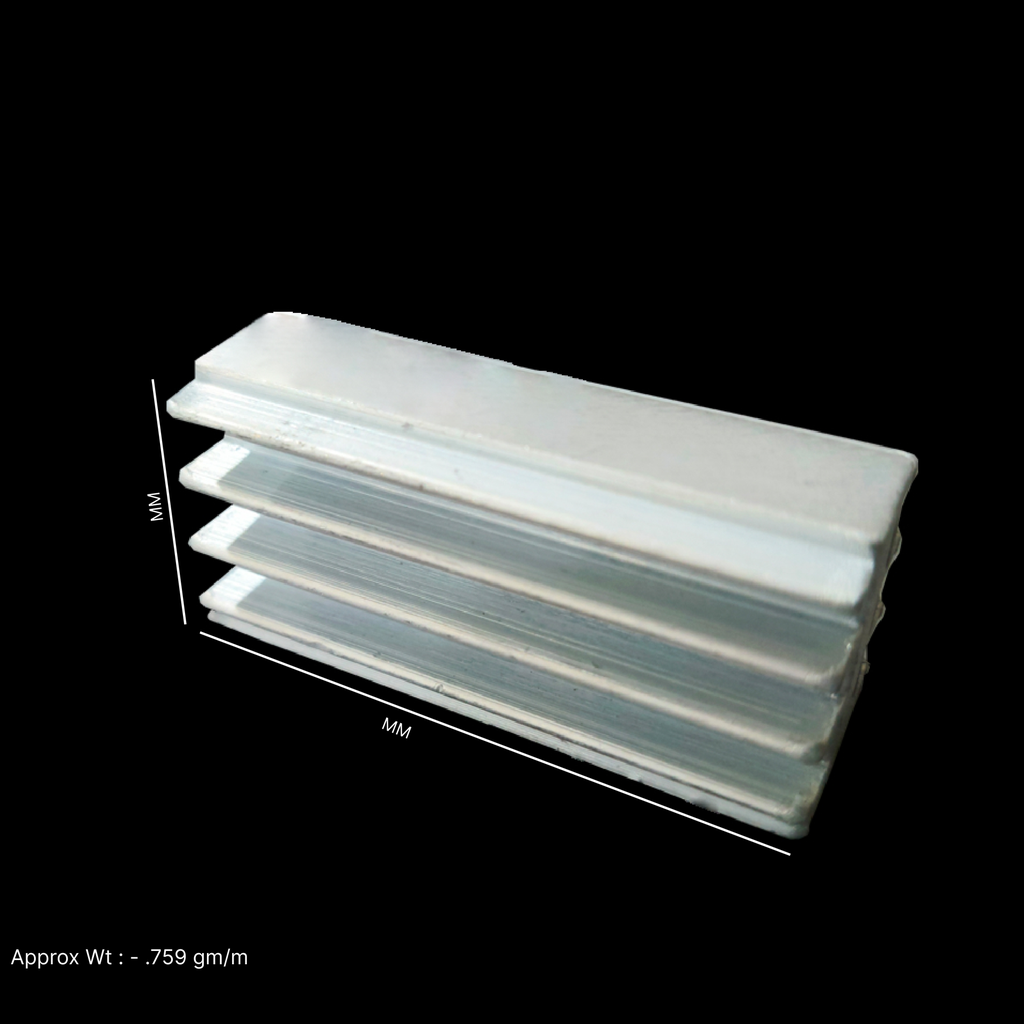 K-1X15MM AL HEATSINK