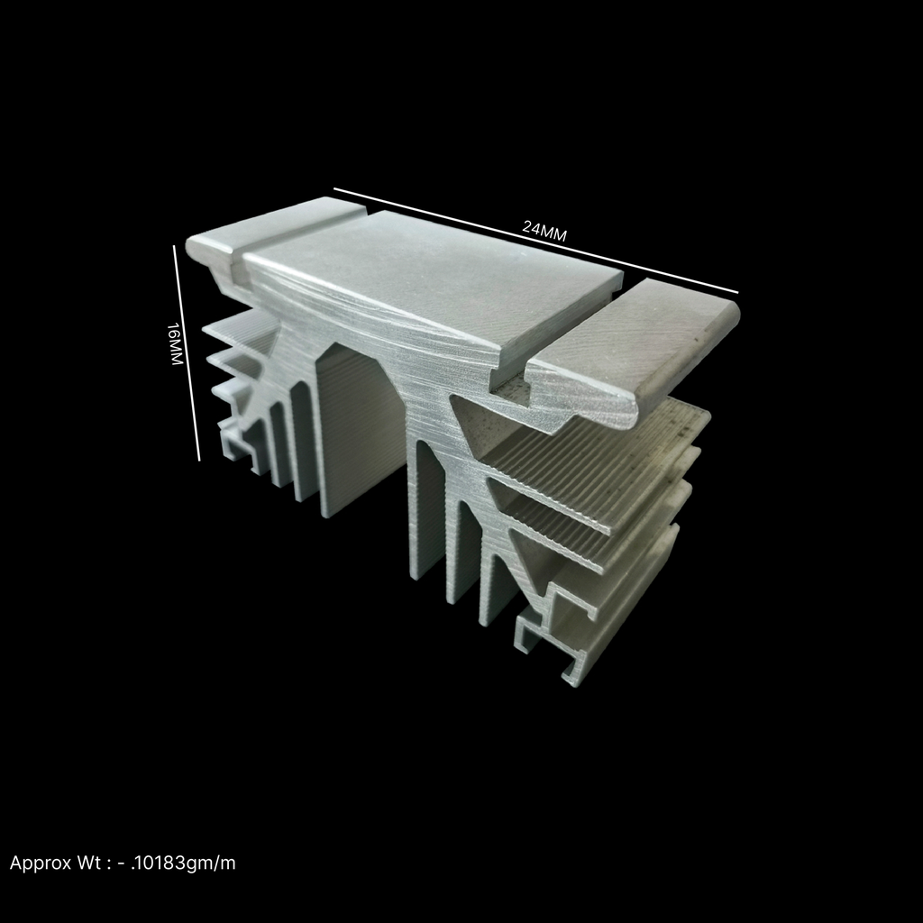 130X75X75MM AL HEATSINK