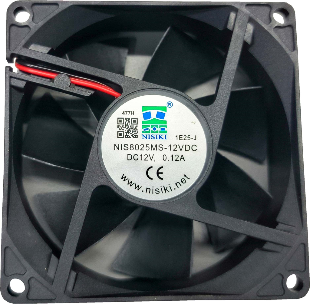 FAN 3" 12V NISIKI (NIS8025MS-12VDC)