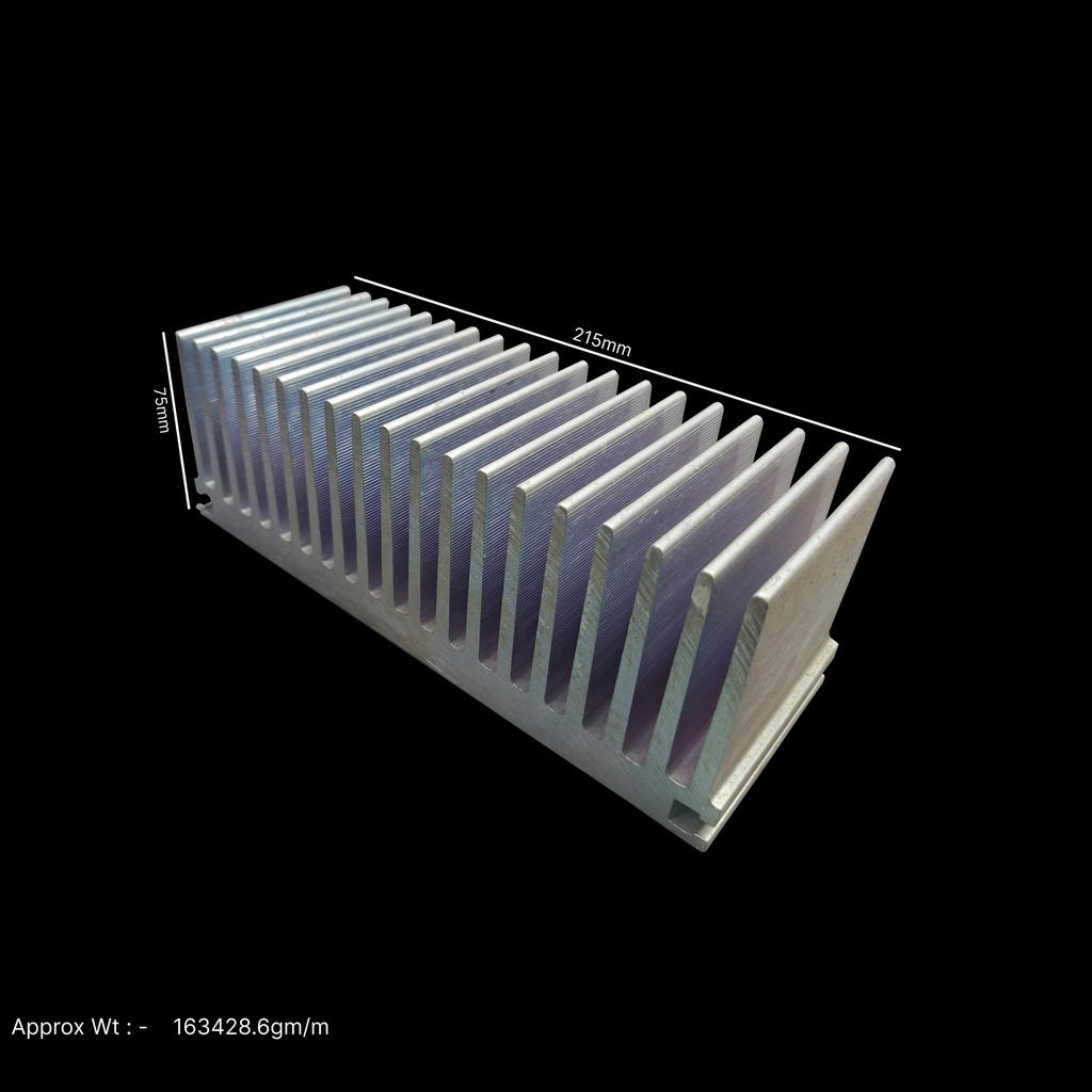 215X75X215MM AL Heat Sink