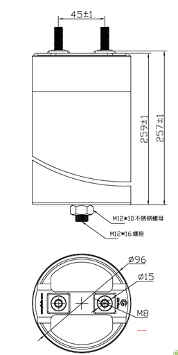 [VP008177] MKP-LL 1260UF/ 900VDC-80A CGE