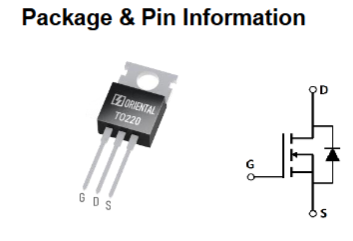 [VP002150] OSG60R150PF TO-220 MOSFET