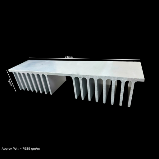 [VP009051] 204X42X126 MM AL HEATSINK