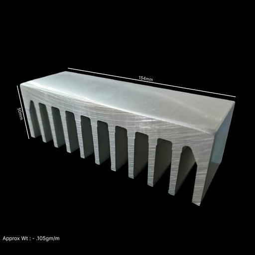 [VP006040] 50X17X183MM AL HEATSINK