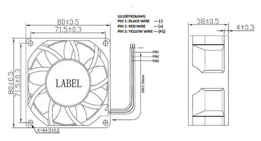 [VP003751] FAN 4" NISIKI (NIS12038UHB 48VDCP01) (copy)